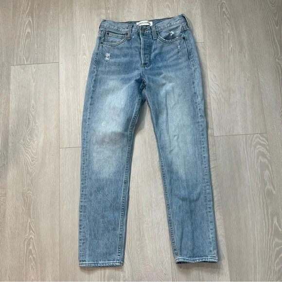 Aritzia Denim Forum The Ex Boyfriend Denim Blue size 26 Organic Cotton - Picture 6 of 16